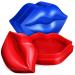 FRCOLOR Masque Hydratant Exfoliant Pour L vres Lot 2 Bo tes Rouge Et Bleu Coussinets Gel Nourrissants Soin L vres S ches Et Gerc es Usage Maison Et Voyage Produits Cosm tiques Essentiels