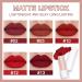 5Pcs Dark Light Bright Red Matte Lipstick Set for Women - Long Lasting Smudge Proof Lipstick Kit - Buy Online on GoSupps.com