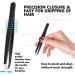 Precise Eyebrow Tweezers Set for Women and Men 3-in-1 1 Slant Tweezers + 1 Pointed Tweezers + 1 Pointed Slant Tweezers #-0810086 - Buy Online on GoSupps.com