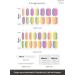 ohora Semi Cured Gel Nail Strips (Pastel) - Salon-Quality, Long Lasting & Easy to Apply - Includes Prep Pads & Nail File - Buy Online on GoSupps.com