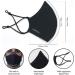 BONNYCO Washable Cloth Mask - Set 3 Washable Mask Black Mask Certificate UNE 0065 Adjustable Reusable Fabric Masks Approved - Buy Online on GoSupps.com