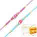 Ghasitaram Gifts Rakhi for Brother Rakhis Online - Set of 2- R022 Rakhis with 200 GMS of Besan Barfi Rakhi Set with 200 gms of Besan Barfi
