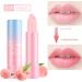 Colour Changing Lip Balm Peach Flavour Tinted Lip Balm Moisturizing Lipstick Long Lasting Hydration Natural Look Lip Balms Women Lip Care Lip Stick For Dry & Cracked Lips (01 Peach) - Buy Online on GoSupps.com