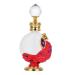 VINTORKY 1pc Peacock Essential Oil Bottle Liquid Bottle Perfume Bottle Dropper Bottle Liquid Dispenser Glass Empty Holder Liquid Holder 3.1x10.5cm Red