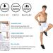 EARGFM Men's Athletic Compression Shorts 3 Pack - Running Workout Underwear with Pockets, Cool Dry Spandex Baselayer - White, Small - Buy Online on GoSupps.com