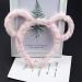 QOKLIYUI New Cute Plush Bear Ear Headband Wide Applicable Occasion And Premium Polyester Round Mouse Bear Ears Makeup Hair Hoop Grey - Buy Online on GoSupps.com