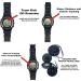 RefStuff RefScorer Digital New v2.021 Soccer Referee Watch with Interchangeable Top Rings - Record Game Score with Ease! (Pack of 5 Sold Separately) - Buy Online on GoSupps.com