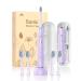 SARMOCARE Sonic Electric Toothbrush, Travel Rechargeable Toothbrushes for Adults Kids with 5 Modes and 3 Intensity Levels, Waterproof, Wireless Charging, Smart Timer & Travel Case Included-Purple