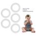 Soft Silicone Teething Ring Bracelet for Home and Travel - White - Buy Online on GoSupps.com