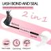 Qiveaory Lash Bond and Seal Kit 2Pcs DIY Lash Extension Waterproof Lashe Cluster Glue 72h Hold Portable Individual Lash Glue for Eyelash Extensions Beginners Black Bond&Clear Seal(5ml+5ml) - Buy Online on GoSupps.com