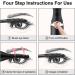 Heated Eyelash Curler - 2-in-1 Electric Eyelash Curler Electric USB Eyelash Curler with 3 Temperature Modes 24 Hours Long Lasting Eyelash Brush for Real and False Eyelashes - Buy Online on GoSupps.com