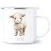 Sheep enamel cup of children drinking cup personalized children's cup with the name of sweet children's cups for girls & boys gift enamel cup 300 ml (sheep)