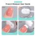 Buy X&D Nail Art Stamper - Clear Jelly Silicone Stamping Kit with Acrylic Scraper & 5 Art Plates | International Shipping Available - Buy Online on GoSupps.com