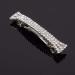 Rhinestone Crystal Hair Barrette Set - 2 Pack Sparkling Hair Clips for Girls and Women - 2.75 Silver - Hair Accessories - Buy Online on GoSupps.com