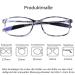 DOOViC Blue Light Filter Computer Reading Glasses for Unisex TR259-C - 9 Colors Available (C9 Gray Tortoiseshell 2.5x Magnification) - International Shipping - Buy Online on GoSupps.com