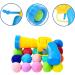 Cat Interactive Toys Cat Ball Toy Toy Ball Launcher with 100pcs Soft Pom Pom Balls Cat Fetch Toys for Indoor Exercise Pet Chasing Training Toys - Buy Online on GoSupps.com