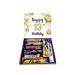 Cadburys Happy 13th Birthday Chocolate Gift Cadbury s Birthday Chocolates Sweet Box Birthday Great Treat Box - 8 Full Size Bars Chocolates