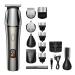 Hair Clippers 11 in 1 Waterproof Hair Trimmer Set Multi-Purpose Grooming Kit with Precision Blades