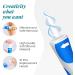 Q Grips Ear Wax Remover Kit - Soft Spiral Design with 16 Replacement Heads & 4 Dual-Head Ear Pickers - Gentle Ear Cleaning Tool for Adults and Kids - Buy Online on GoSupps.com