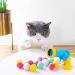FYKERO Interactive Cat Toys cat balls gun with 50pcs Colourful Plush Balls Cat Ball Toy Set for Indoor Cat exercise Training Chasing & Relax - Buy Online on GoSupps.com