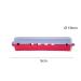 Poniks Constant Waves Wickler - 19mm Curlers for Permanent Waves | 12-Piece Cold Windler Set with Rubber Bags - Blue/Red - Buy Online on GoSupps.com