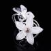 Musuntas 8 Pcs White Flower Bridal Hairpins - Elegant Pearl & Rhinestone Wedding Accessories - Buy Online on GoSupps.com