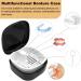 Swirlcolor Portable Denture Container with Sieve - Black Retainer Cleaning Case & Aligner Removal Tool for International Shipping - Buy Online on GoSupps.com