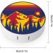 Colorado Sunset Round Case For Contact Lens Kit Storage Box with Mirror Printed - Buy Online on GoSupps.com