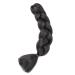 Gairyan Jumbo Braids Extensions - 60cm Ombre Synthetic Braid Art Hair (1 Piece 100g) - Natural Black Afro Hair for Box Crochet Braids - Buy Online on GoSupps.com