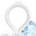 Cooling Device for Neck | Reusable Ice Gel Collar Tube for Heat Reduction | Outdoor Gear Cooling Device for Gym School Concerts Traveling Fishing Hiking Camping Ngumms White Below 18 Degrees