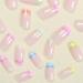 Rainbow French Tip Press On Nails - Colorful Square Fake Nails | Cute & Stylish Acrylic Nails for Women - Buy Online on GoSupps.com