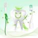 Orthodontic Braces Cleaning Kit - Portable Dental Travel Set with Interdental Brush, Dental Wax, Floss, Toothbrush Box - Green - Buy Online on GoSupps.com