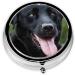 Rottweiler Wallpaper Round Pill Box | 3 Compartment Portable Travel Medicine Organizer - Buy Online on GoSupps.com