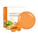 Turmeric Soap - Unclogs Pores Acne Remover - Turmeric Soap Bar - Turmeric Brightening Soap Smooth Tender Clean Skin Dirt - Moisturize Hydrate Restore Elasticity Radiance - for Face & Body