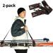 Athletrek Ski and Pole Carrier Strap 2 Pack - Protect Skis with Cushioned Hook and Loop - Bonus Ski Boot Carrier Included - Buy Online on GoSupps.com