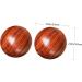 Healeved Solid Wood Massage Balls - 2-St Disk Set for Hand Roller Therapy Circulation & Meditation - Rosewood 5x5cm - Buy Online on GoSupps.com