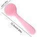Silicone Face Scrubber Skin Friendly Waterproof Face Cleaning Scrubber - Manual Facial Cleansing Brush Skin Friendly Waterproof Face Cleaning Scrubber Pink - Buy Online on GoSupps.com