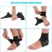 Zerone Open Heel Ankle Brace - Compression Wrap & T-Shaped Straps for Sports Fitness & Riding | Breathable Support & Stabilizer - Buy Online on GoSupps.com