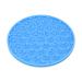 Bangp dog lick pad sluggishly feed mat bathroom training distraction matte treat mat to pet care pad with super strong suck (blue paw)
