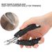 Cuticle Nipper Folding Cuticle Trimmer for Fingernails Toenails Dead Cuticle (Black) - Buy Online on GoSupps.com