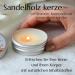 Green Idea Massage Candle - Santal Wood Scent with Shea Butter & Beeswax | Relaxing Massage | 30ml - International Shipping Available - Buy Online on GoSupps.com