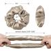 LILYSILK Silk Hair Scrunchies - 100% Mulberry Silk Hair Ties for Frizz Prevention and Breakage Prevention - Elastic Ponytail Holders - Coffee 2Pcs - Buy Online on GoSupps.com