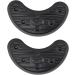 PULABO 4 Pairs Black Rubber Shoe Heel Plates Taps - Anti-Slip & Long-Lasting - Buy Online on GoSupps.com