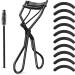 Sibba Eyelash Curler Kit 3Pcs Eyelash Aid and brow Brush Lash Curler with 10 Silicone Replacement Pads for Women Girls No Pinching or Pulling Fit All Eye Shapes - Buy Online on GoSupps.com