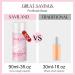 Saviland Slip Solution Nail Kit - 90ml Poly Gel Extension with Anti-Stick Tools and Nail Art Brush - Clear Slip Solution for Perfect Poly Nails - 90ML-01 - Buy Online on GoSupps.com