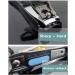 Mini Magnifying Glass Handheld Portable High DefinitionNail Clamp Nail Knife Anti Clip Meat Safety Scissors Maps Crafts Magnifier Black Good Times - Buy Online on GoSupps.com
