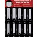 Kalolary 400 Pcs Extra Long U-Curve Acrylic Nail Tips - Natural Color Full Cover C Curve Fake Nails for Nail Art & Extensions - Buy Online on GoSupps.com