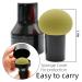 Dolovemk Dark Green Makeup Puff Brush with Handle - Mushroom Head Powder Puff Blender & Cover for Flawless Application - Buy Online on GoSupps.com