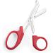 CE Certified Red Utility Trauma Scissors - 5.5 Rescue Shears for First Aid & Medical Use - Buy Online on GoSupps.com