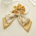 5PCS Floral Chiffon Bow Hair Scrunchies - Short Hair Scarf with Ribbon Hair Bow Ties for Women - Buy Online on GoSupps.com